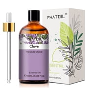 PHATOIL Clove Bud Essential Oil 100ML, Undiluted Spicy Aromatherapy Oil for Diffusers, Oral Gum Comfort, Bath, Sleep Relaxation, Candle Soap Making