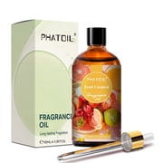 PHATOIL 100ml Fragrance Oil for Candle Making, Aromatherapy Oil for Soap Making, Natural Candle Essential Oil for Diffuser, Fruit Scents