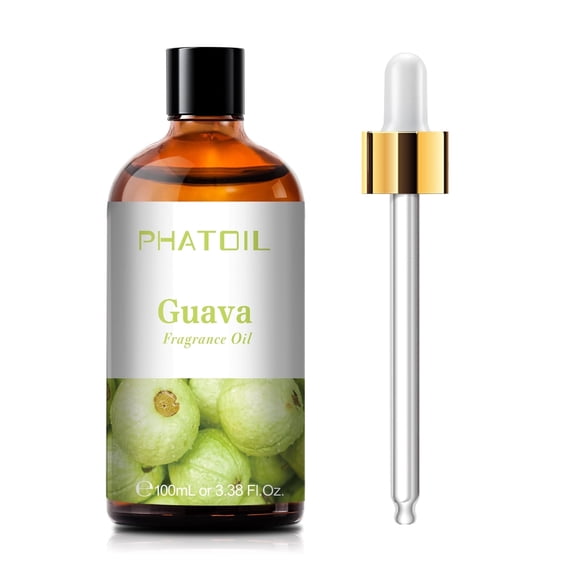 PHATOIL Guava Essential Oils Fruit Scented Oil 100ml, Fragrance Oil for Candle Making, Soap Making, Diffuser Oil