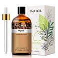 thumbnail image 1 of PHATOIL Myrrh Essential Oil for Diffuser, 100% Pure and Natural Myrrh Oil Essential Oils for Skin, Aromatherapy, Soap and Candle Making 3.38 Fl Oz, 1 of 7