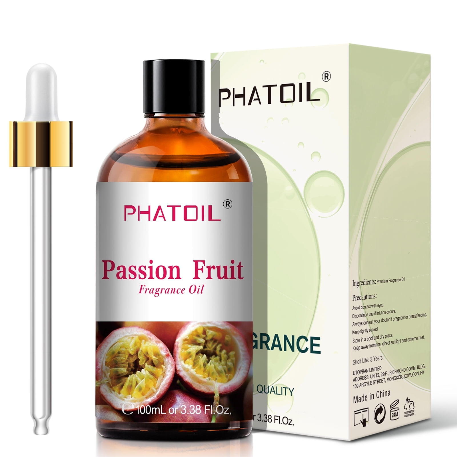 PHATOIL 100% Pure Passion Fruit Essential Oil 100ML Aromatherapy