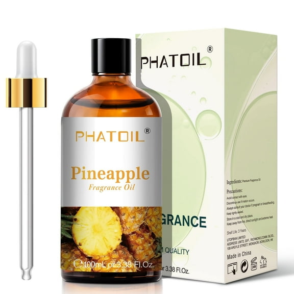 PHATOIL Pineapple Essential Oils Perfect for Aromatherapy, Diffuser - 3.38FL.OZ