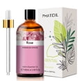 thumbnail image 1 of PHATOIL Rose Essential Oils 100% Pure Natural Perfect for Aromatherapy Diffusers, Humidifiers, Skin Care, Relaxation, Great for DIY Candle and Soap Making - 100ml/3.38 fl.Oz, 1 of 8