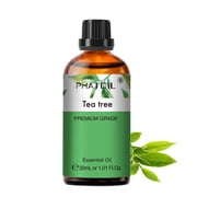 PHATOIL Pure Tea Tree Essential Oil 30ml, Natural Herbal Aroma Oil for Home Diffuser, Humidifier Aromatherapy, Skin Care, Massage, Candle Making