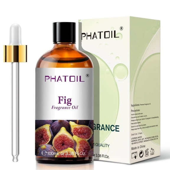 PHATOIL Fig Essential Oils Fruit Scented Oil 100ml, Fragrance Oil for Candle Making, Soap Making, Diffuser Oil
