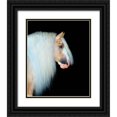 thumbnail image 1 of PHBurchett 12x14 Black Ornate Wood Framed with Double Matting Museum Art Print Titled - Equine Portrait VIII, 1 of 4