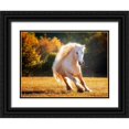 thumbnail image 1 of PHBurchett   18x15 Black Ornate Wood Framed with Double Matting Museum Art Print Titled - Horse Motion IV, 1 of 4