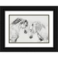 thumbnail image 1 of PHBurchett 24x18 Black Ornate Wood Framed with Double Matting Museum Art Print Titled - Equine Portrait I, 1 of 4