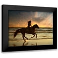 thumbnail image 1 of PHBurchett 24x19 Black Modern Framed Museum Art Print Titled - Wave Runners V, 1 of 5