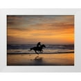 thumbnail image 1 of PHBurchett  24x19 White Modern Wood Framed Museum Art Print Titled - Sunkissed Horses IV, 1 of 4