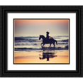 thumbnail image 1 of PHBurchett   24x20 Black Ornate Wood Framed with Double Matting Museum Art Print Titled - Running in the Sand III, 1 of 4