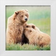 thumbnail image 1 of PHBurchett  26x26 White Modern Wood Framed Museum Art Print Titled - Bear Life II, 1 of 4
