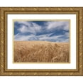 thumbnail image 1 of PHBurchett  32x25 Gold Ornate Wood Framed with Double Matting Museum Art Print Titled - Farm and Field II, 1 of 4
