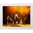 thumbnail image 1 of PHBurchett   32x25 White Modern Wood Framed Museum Art Print Titled - Horse Motion V, 1 of 4