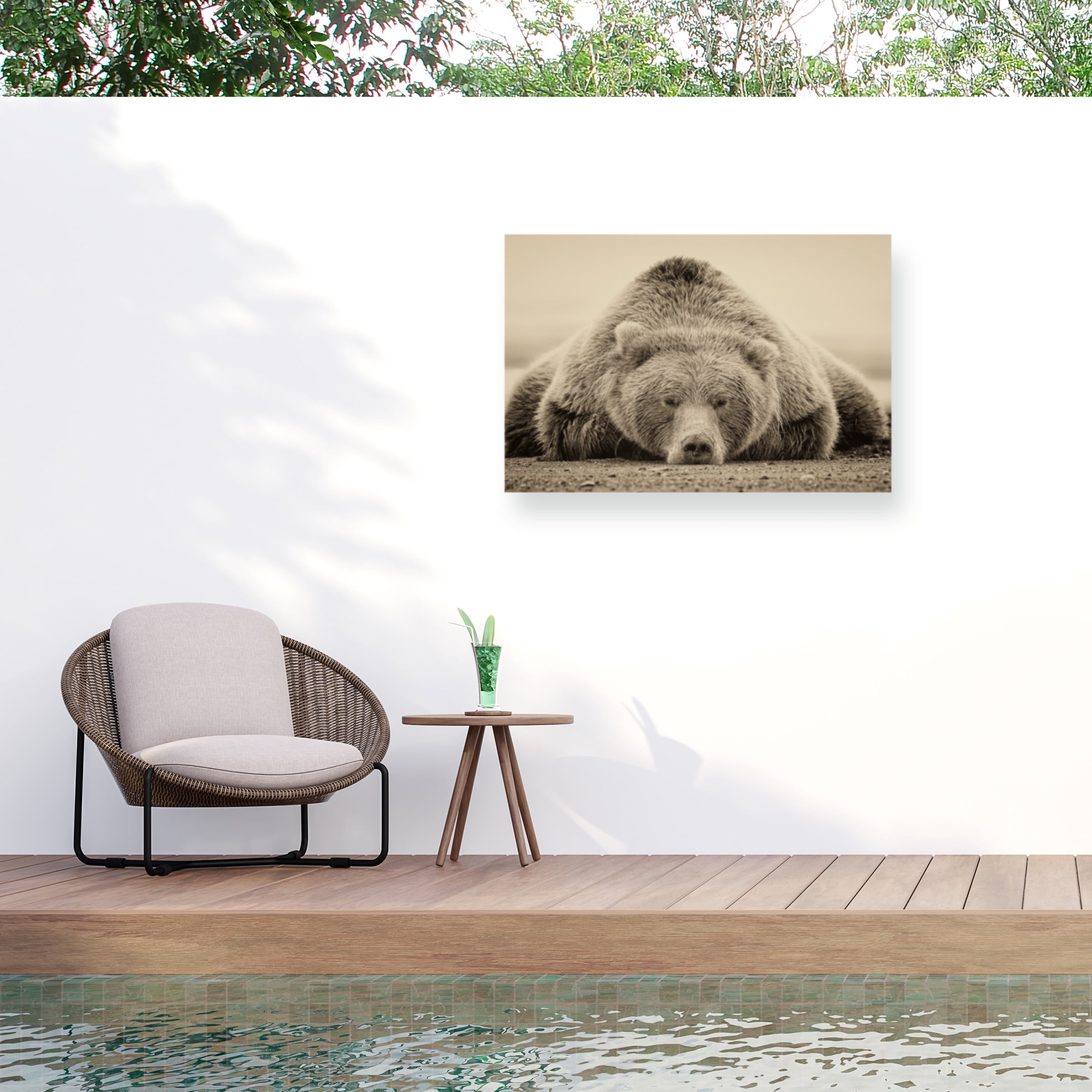 PHBurchett 'Deep Sleep' Outdoor All-Weather Wall Decor