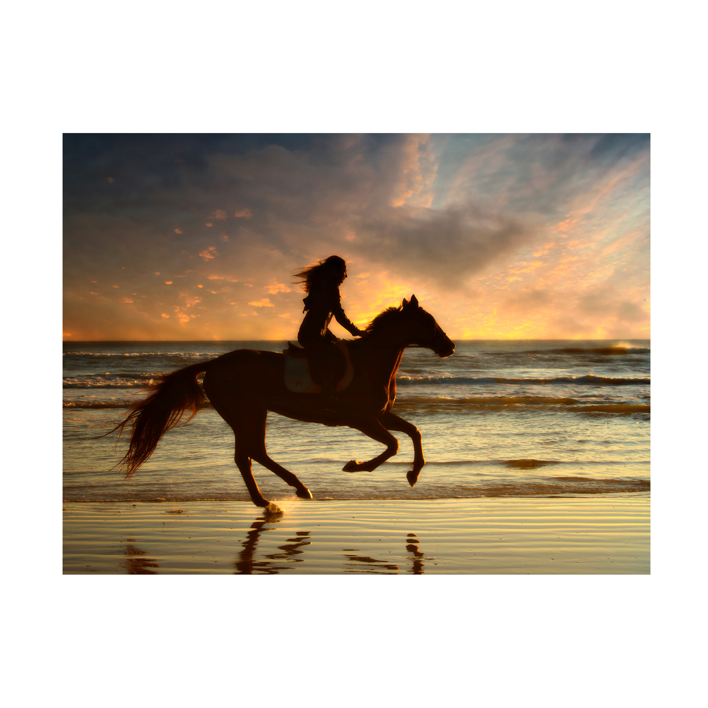 PHBurchett 'Wave Runners V' Canvas Art