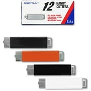 PHC Pacific Handy Box Cutter Tap Open, Tap Close - Aluminum - Assorted - 12 / Box