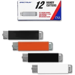 PHC Pacific Handy Box Cutter Tap Open, Tap Close - Aluminum - Assorted - 12 / Box