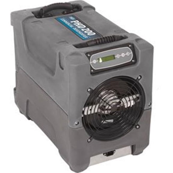PHD 200 Commercial Dehumidifier - 74 Pints - Gray