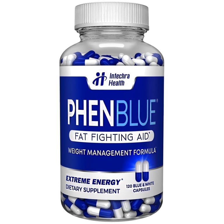 Woiccak PHE-N BLUE Diet Pills, 120 Capsules for Weight Management -  Walmart.com