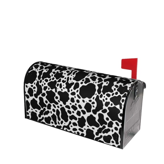 PHELIKA Cow Leather Skin Pattern 02 Magnetic Mailbox Covers Post Letter Box Cover Standard Size 21"H x 18"W