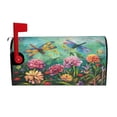 thumbnail image 1 of PHELIKA Dragonfly Garden Spring 05 Magnetic Mailbox Covers Standard Size 21"H x 18"W, 1 of 8