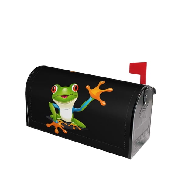 PHELIKA Funny Frog Magnetic Mailbox Covers Standard Size 21"H x 18"W