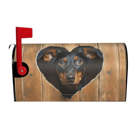 PHELIKA Housing Mart Dachshund Dog Pattern Magnetic Mailbox Covers Standard Size 21"H x 18"W
