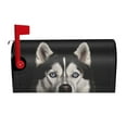 thumbnail image 1 of PHELIKA Husky Dog Head 01 Magnetic Mailbox Covers Standard Size 25.5"H x 21"W, 1 of 8