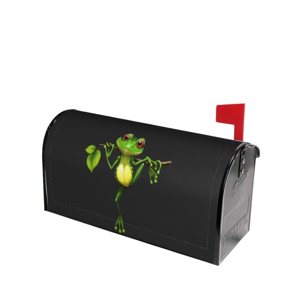 PHELIKA Little Frog On Branch Tree In Rainforest Nature Magnetic Mailbox Covers Standard Size 21"H x 18"W
