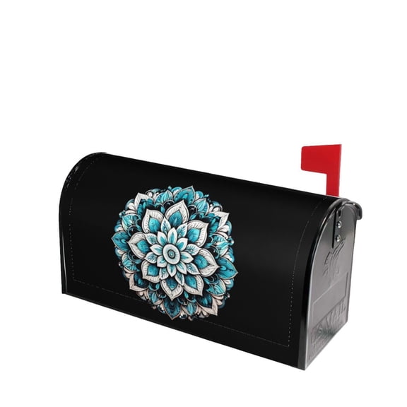 PHELIKA Mandala Magnetic Mailbox Covers Post Letter Box Cover Standard Size 25.5"H x 21"W