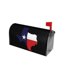 PHELIKA Texas Flag Magnetic Mailbox Covers Post Letter Box Cover Standard Size 21"H x 18"W