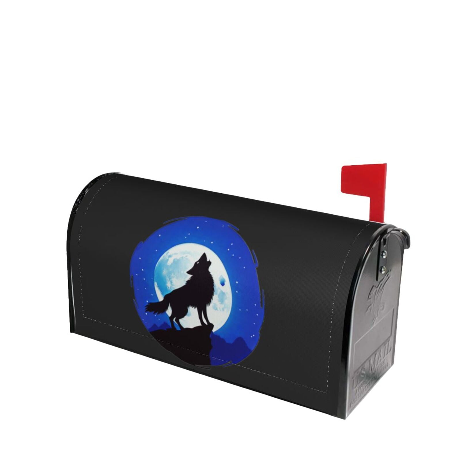 PHELIKA Wolf Camper 02 Mailbox Covers Standard Size 25.5"H x