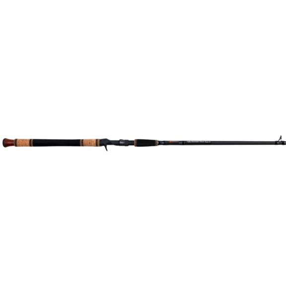 PHENIX RODS ULTRA SWIMBAIT CLASSIC / 7'9" / 1 PC / 15-50 LINE RATING / MOD/FAST TAPER ACTION / 2-8 OZ LURE WT / FUJI ALCONITE GUIDES / FUJI TRIGGER REEL SEAT / CORK EVA FULL HANDLE W/ BURL BUTT CAP