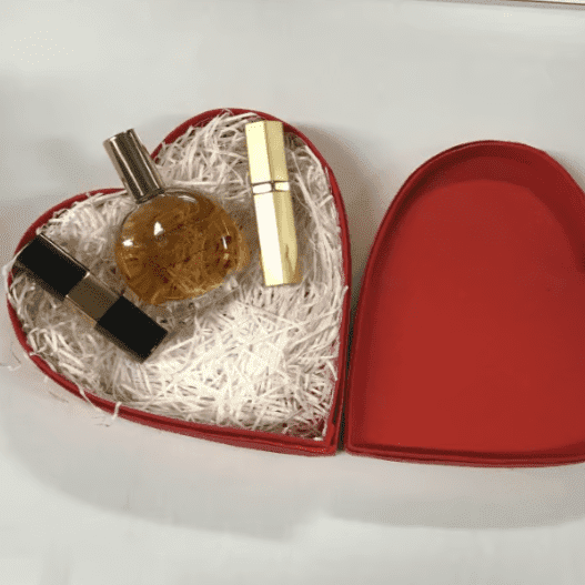 PHEROMONE 1/5 FL.OZ EDP Spray+1.0 EDP+ 0.16OZ LIPSTICK, IN A RED HEART BOX