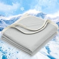 thumbnail image 1 of PHF Double Cooling Blanket for Hot Sleepers King Size, Arc-Chill Q-Max>0.5 with Double Cooling, Summer Blanket Absorbs Heat to Keep Cool All Night (Silver Grey, 108"x90"), 1 of 8
