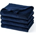thumbnail image 1 of PHF Fleece King Blanket, Fuzzy Soft Lightweight Blankets for Bed, Sofa, Suitable for All Season, Navy Blue, 108x90 inches, 1 of 9