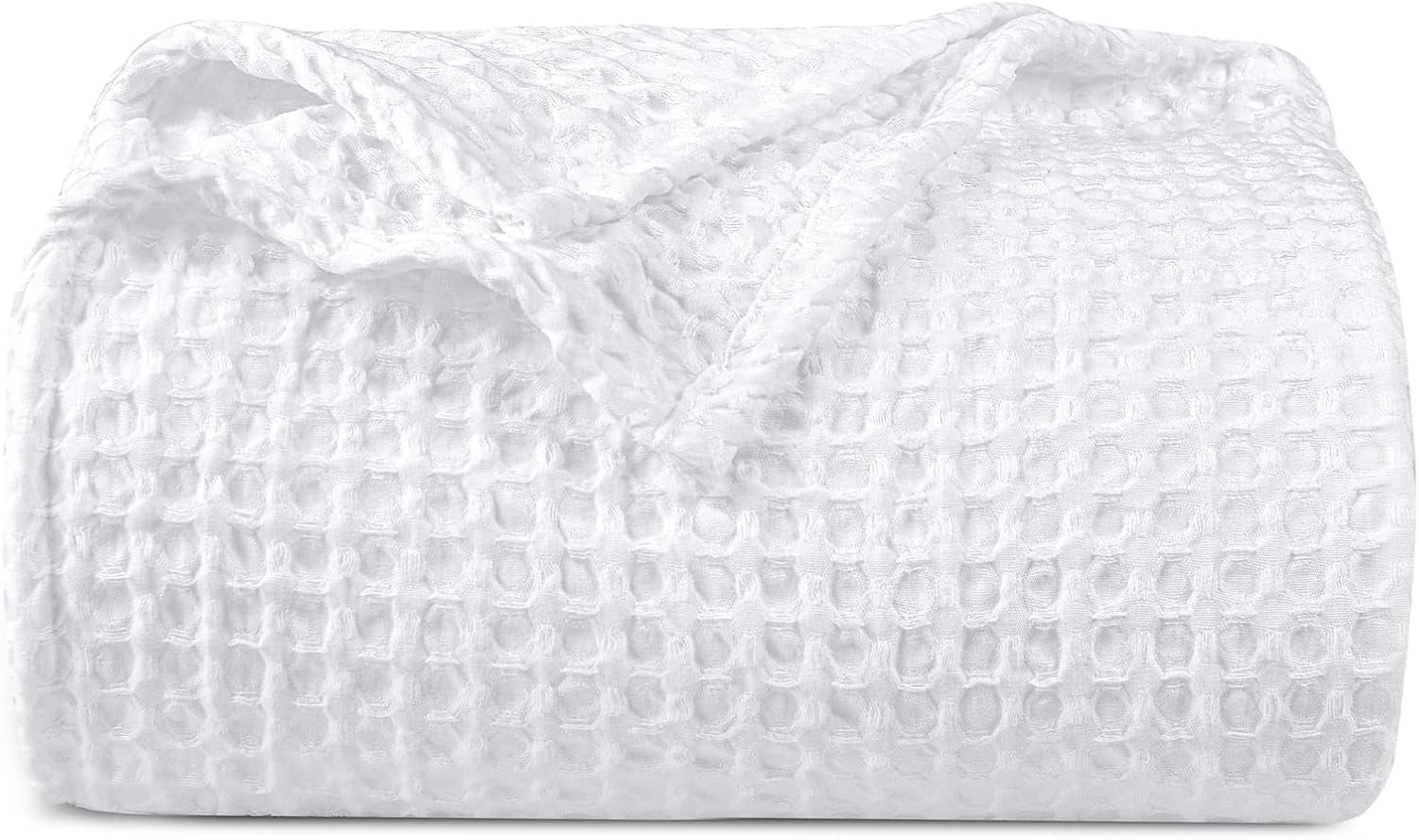 PHF Ultra Soft Waffle Weave Blanket Queen Size, Washed Lightweight Summer Breathable Blankets for Hot Sleeper, White, 90x90 inches - Walmart.com