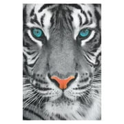 PHFZK Animal Wall Art Home Decor, The Eyes of White Tiger King Tapestry Wall Hanging 40 X 60 Inches