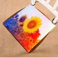 thumbnail image 1 of PHFZK Beautiful Sunset Landscape Scenery Chair Pad, Colorful Sunflowers Seat Cushion Chair Cushion Floor Cushion Two Sides Size 16x16 inches, 1 of 3