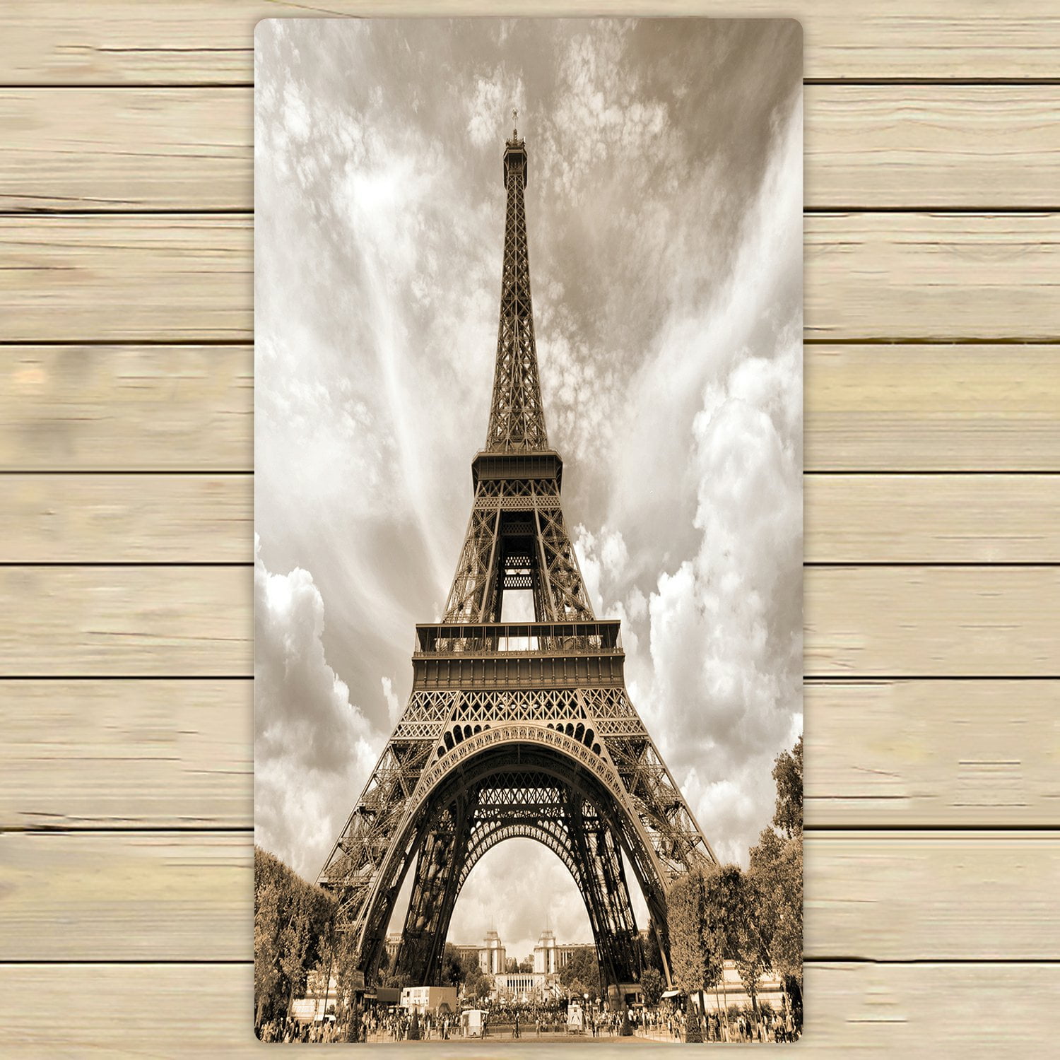 PHFZK City Towel, the Magnificent Paris France Eiffel Tower Hand Towel
