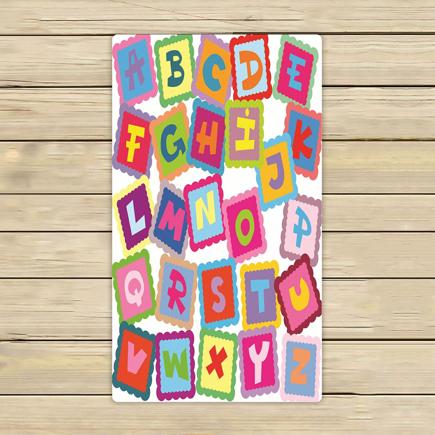 PHFZK Educational Towel ABC Alphabet Fun Learning Chart Hand