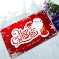 thumbnail image 1 of PHFZK Festival Doormat, Winter Holiday Merry Christmas Santa Claus Doormat Outdoors/Indoor Doormat Home Floor Mats Rugs Size 30x18 inches, 1 of 3