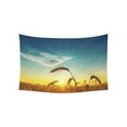 thumbnail image 1 of PHFZK Home Decor, Thanksgiving Golden Harvest under Blue Cloudy Sky on Sunset Tapestry Wall Hanging 60 X 40 Inches, 1 of 2