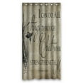 thumbnail image 1 of PHFZK Inspirational Shower Curtain, Bible Verse Polyester Fabric Bathroom Shower Curtain 36x72 inches, 1 of 4