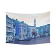 thumbnail image 1 of PHFZK Italy Cityscape Wall Art Home Decor, Abstract Panorama of the Grand Canal in Venice Tapestry Wall Hanging 60 X 80 Inches, 1 of 2