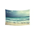 thumbnail image 1 of PHFZK Sea Landscpae Wall Art Home Decor, Great Ocean Waves at Seychelles Beach Tapestry Wall Hanging 40 X 60 Inches, 1 of 2
