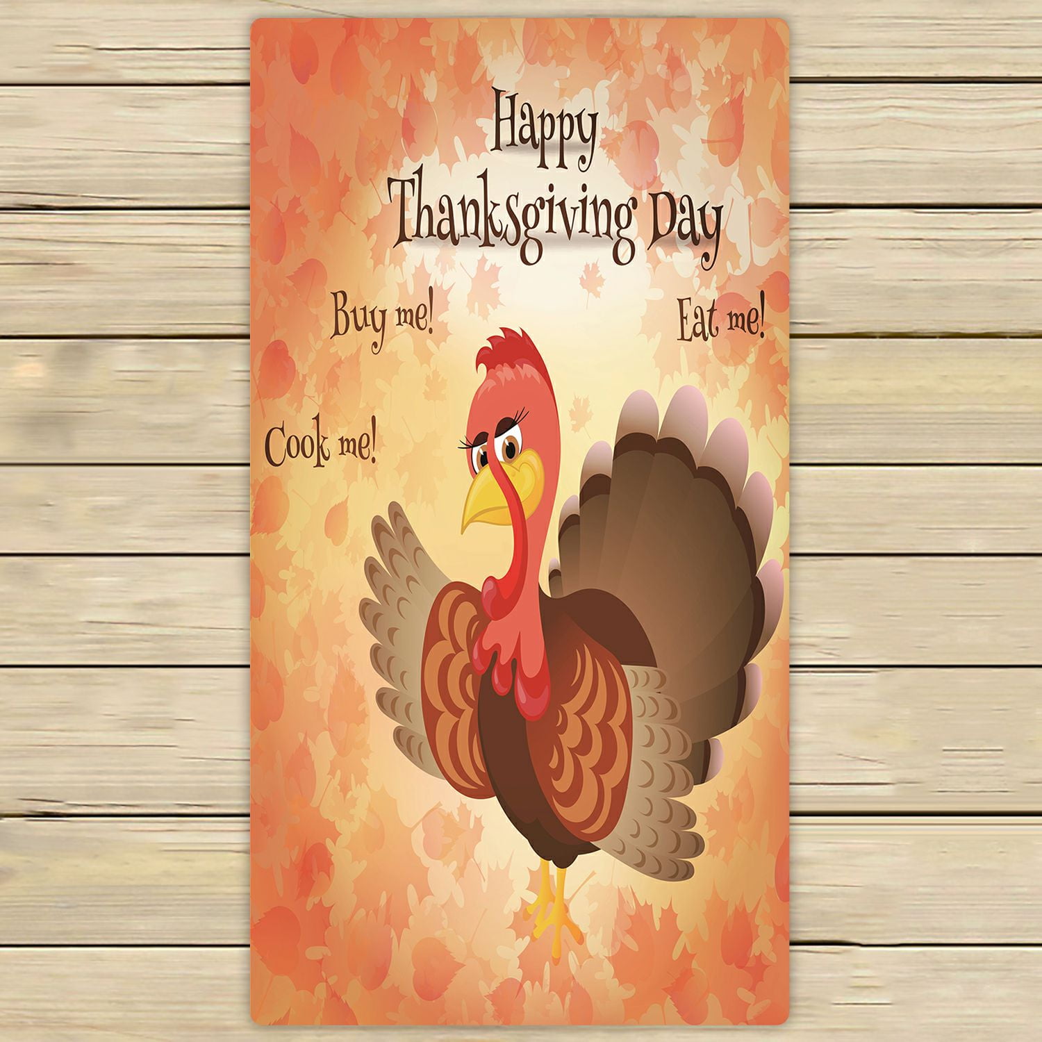 PHFZK Turkey Bird Towel, Happy Thanksgiving Day Hand Towel Bath