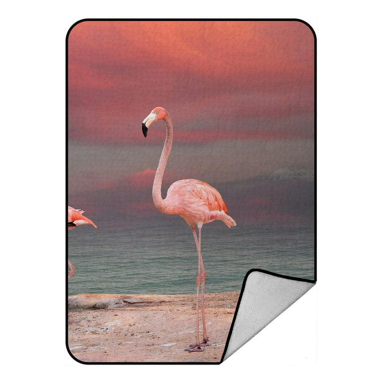 Flamingo fleece blanket new arrivals