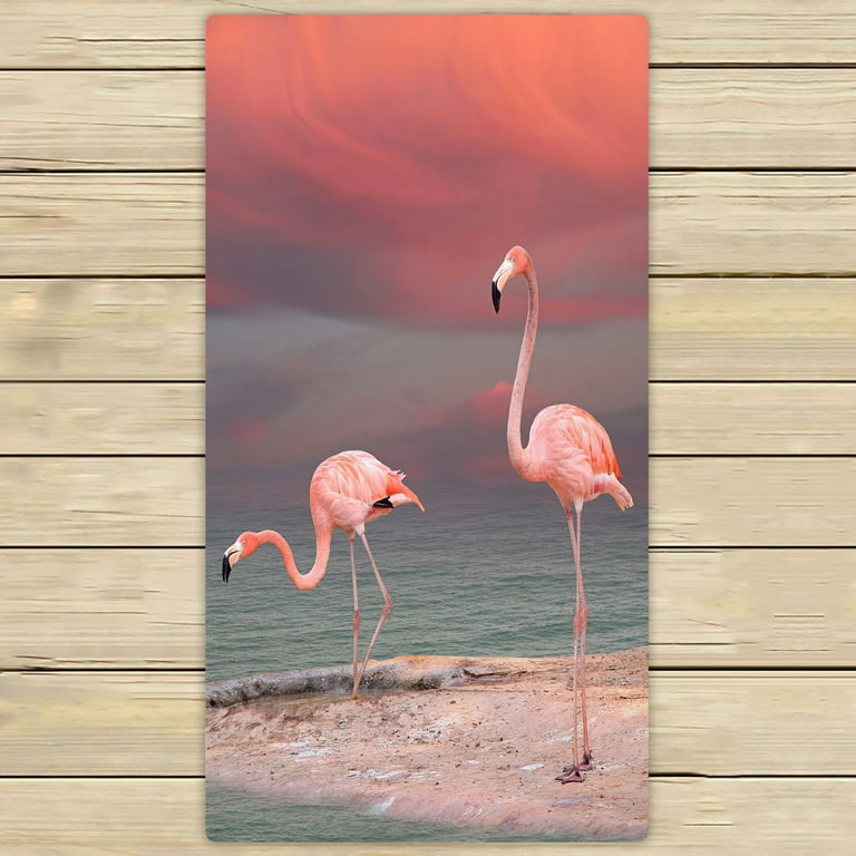 Flamingo bathroom hand towels shop